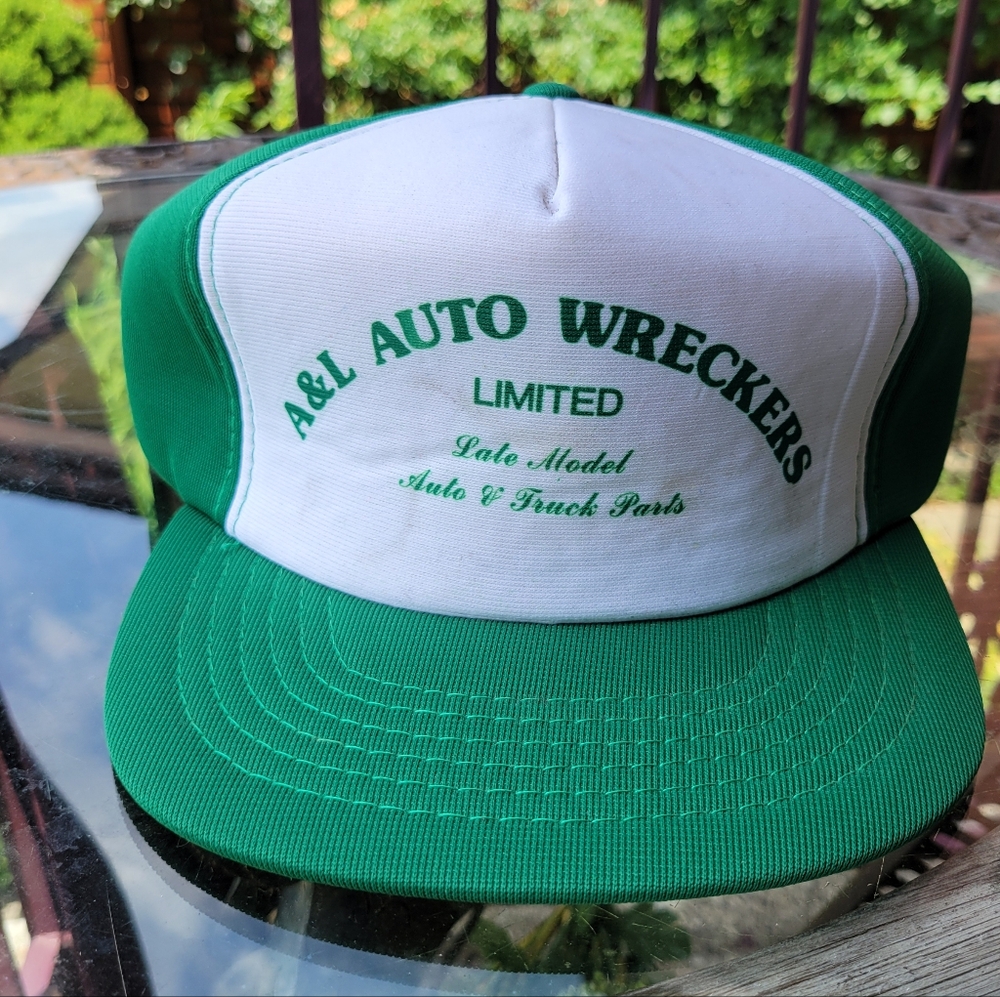 Vintage truckers Cap "A&L Auto Wreckers" new old stock,  snap back